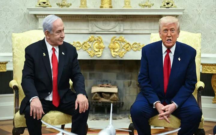 নেতানিয়াহুর সঙ্গে বৈঠক শেষে গাজা নিয়ে যা বললেন ট্রাম্প